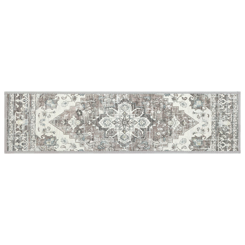 Tapis d'escalier antidérapants pour l'intérieur, Gris/beige
