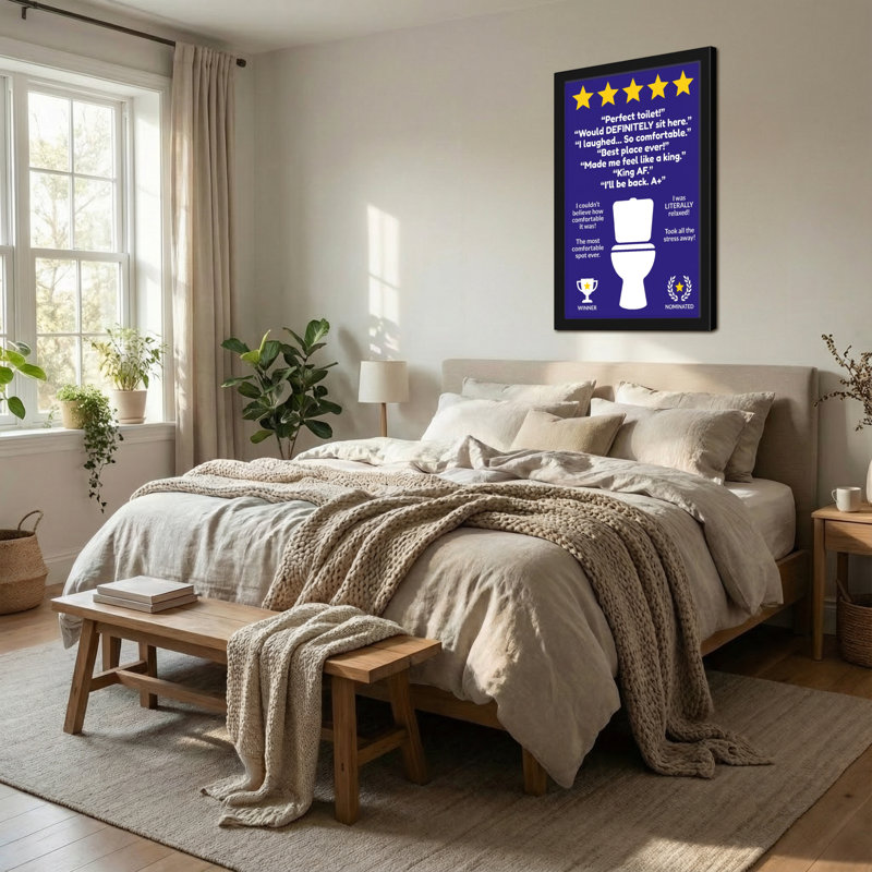 Impression sur toile Bath & Laundry, H 18 po x l 12 po