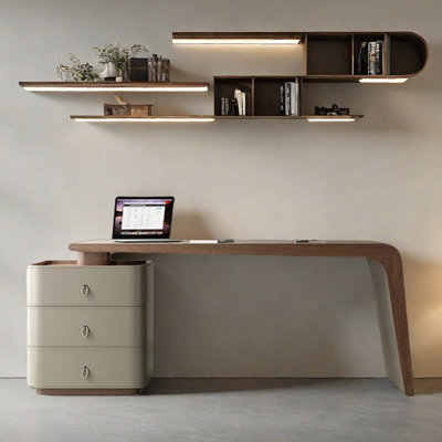 Table de bureau Saddle Leather