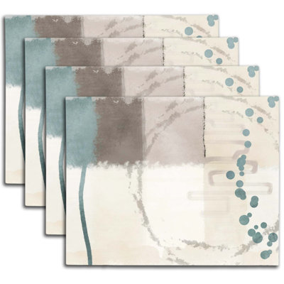Napperon abstrait en polyester