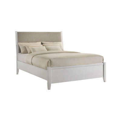 Andover Queen Upholstered Bed In White