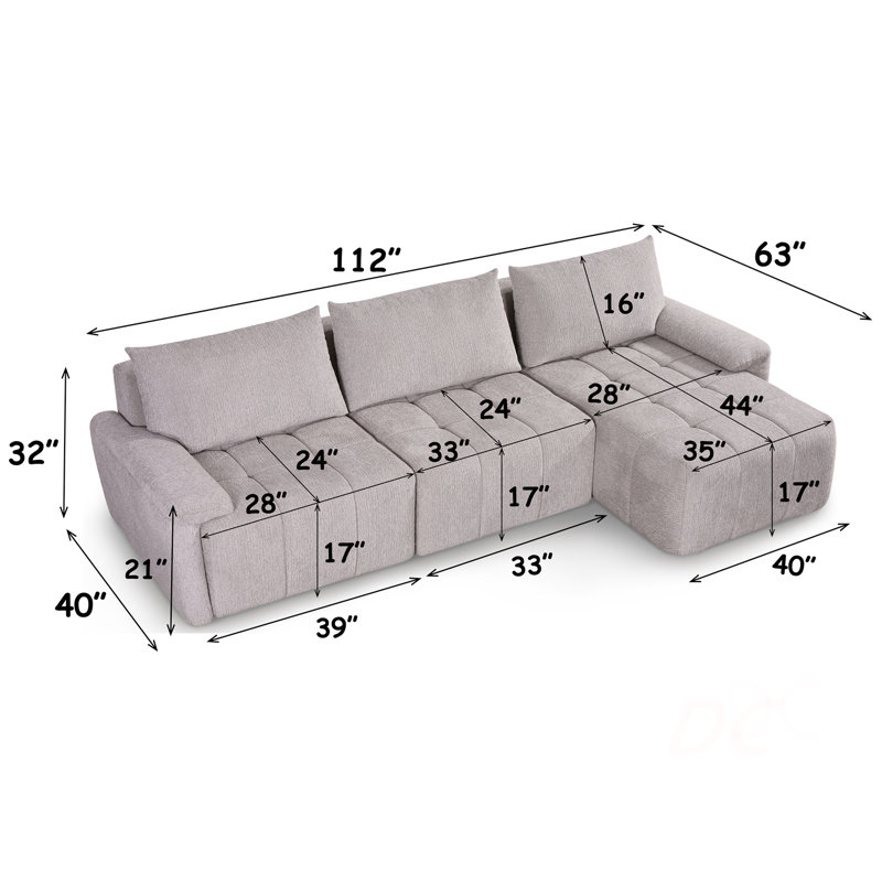 Canapé modulaire Dorcas
