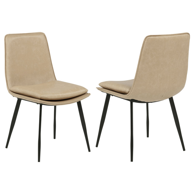 Ortega Upholstered Dining Side Chair Tan, Tan