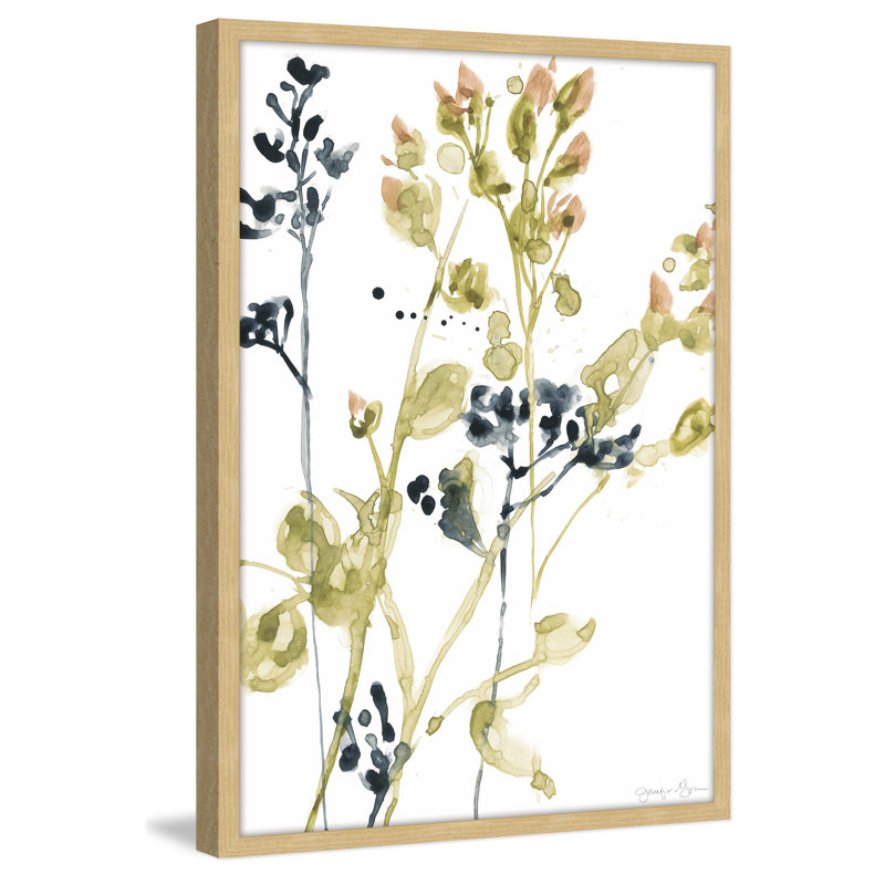 Blush Buds I - cadre photo, reproduction d'art, H 36 po x l 24 po x P 1,5 po