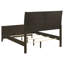 Lit double tapissier brun foncé Ewurabena-1813374247