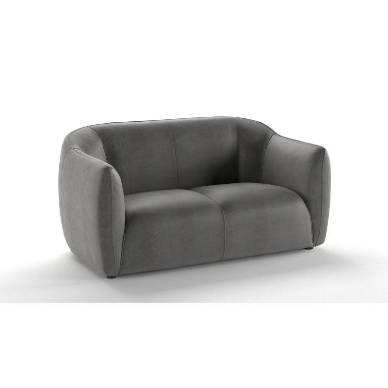 Marguerite Velvet Sofa, Grey