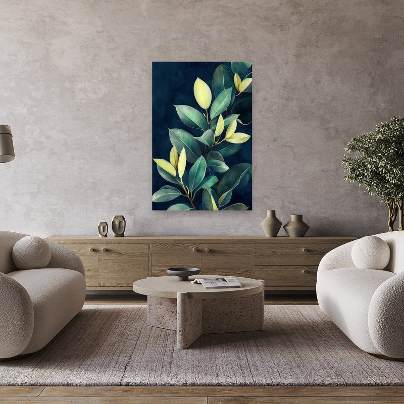 Lush Green Foliage, 48" H x 32" W