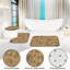 Ensemble de 3 tapis de salle de bain croquis coquillage