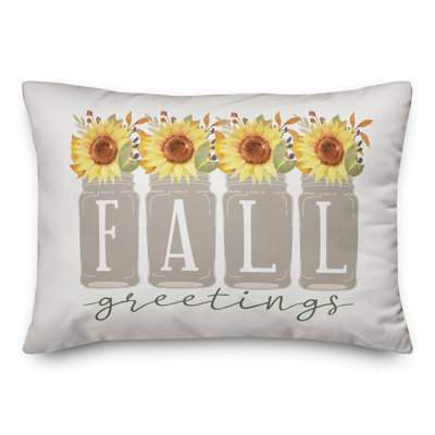  Coussin lombaire Fall Greetings