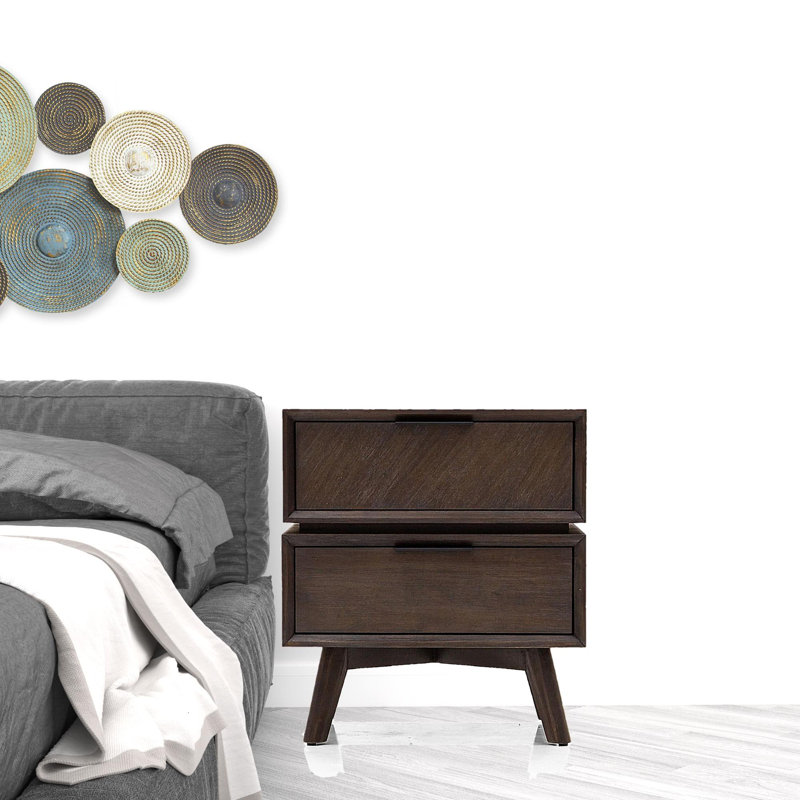 Hayek 28'' W Solid Wood Nightstand