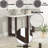 Marble Top & Espresso Finish Sofa Table