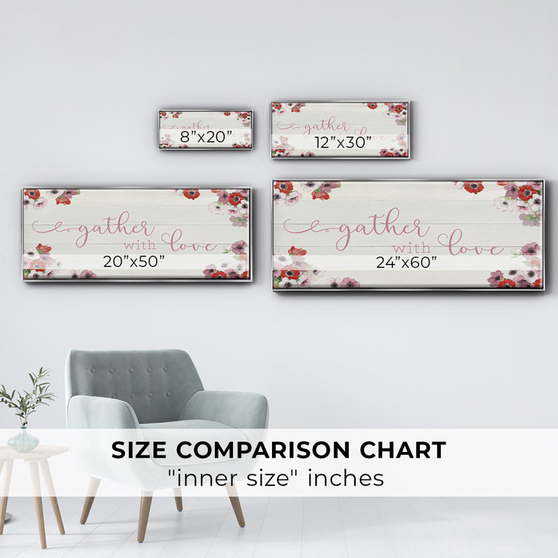 Gather with Love- Framed Canvas