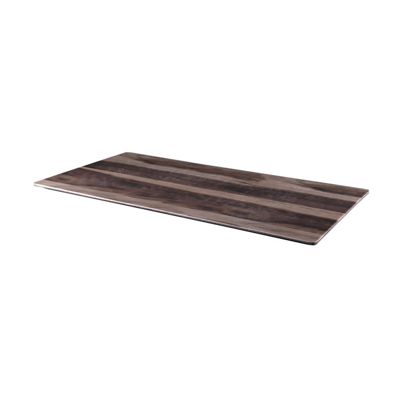 Planche à fromage en mélamine, Noyer, H 0,63 po x l 20 po x P 10 po