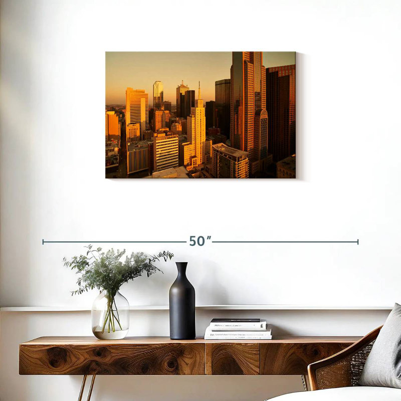 Lilie Dallas City Buildings, H 20 po x l 30 po