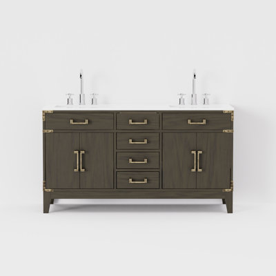 Ensemble de meuble-lavabo double 60 po x P 22 po Laurel