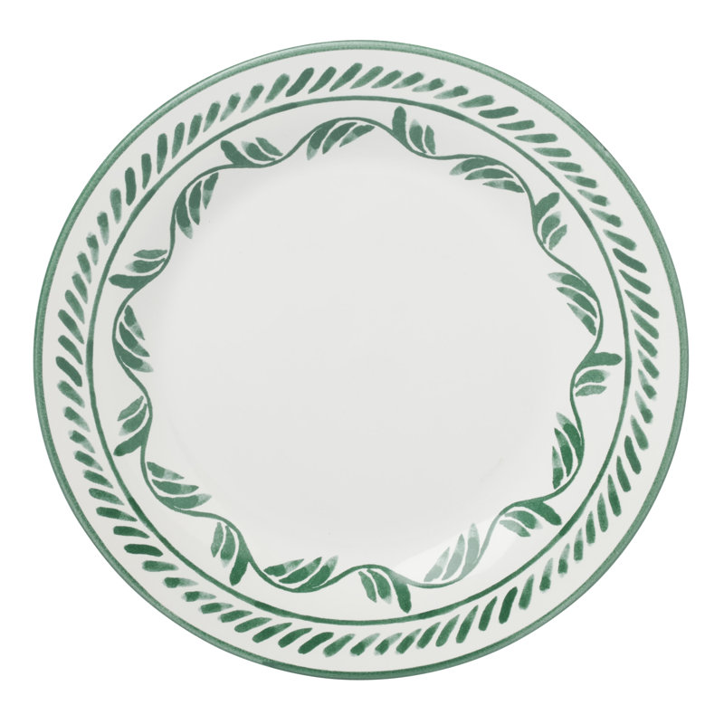  Borderless Green 12Pc Dinnerware Set