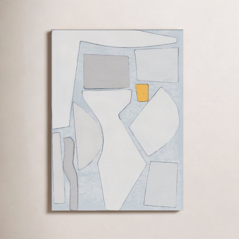 «Femi Elements Of The Chateau IV» par Rob Delamater, reproduction d'art encadrée, Blanc, H 41 po x l 29 po x P 1 po