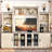Wall Unit Entertainment Center With Charging Station And Usb Charging-42054045