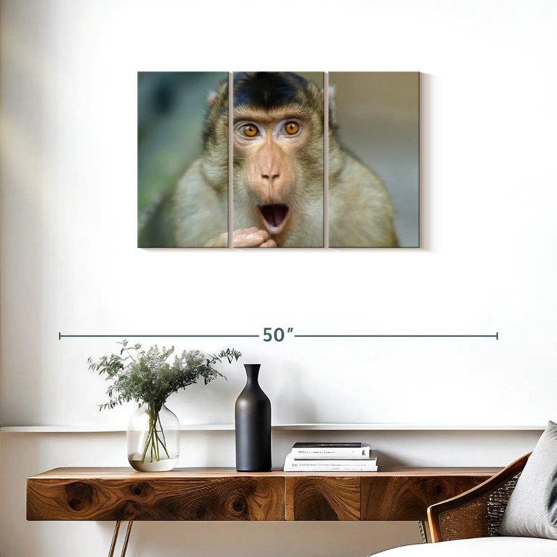 Brampt Monkey I, 20" H x 33" W