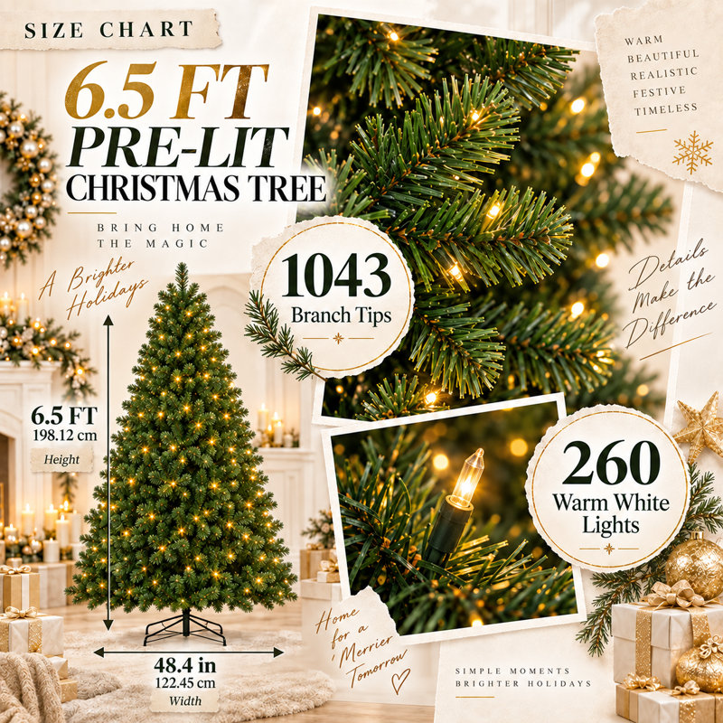 SDS-BJ-NB Christmas Tree, 5.5FT