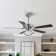 52" Chantalle 5 - Blade LED Standard Ceiling Fan with Remote Control and Light Kit Included