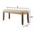 Barkley Linen Blend Upholstered Bench