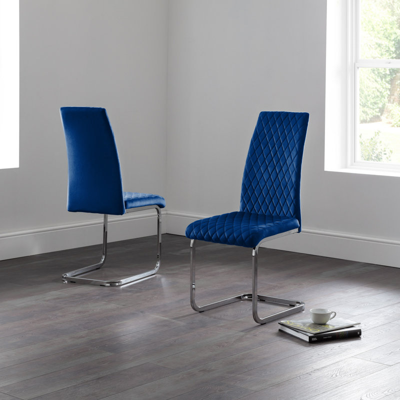 Savana Upholstered Dining Chair, Blue