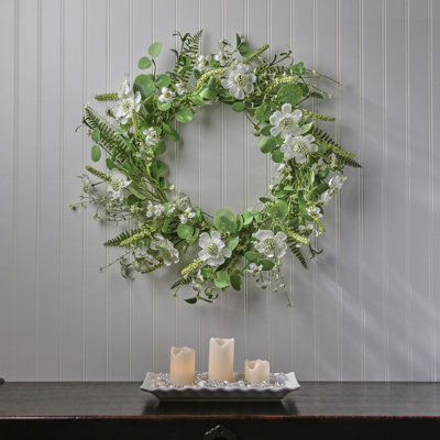 Couronne d'été 22 "Scabiosa