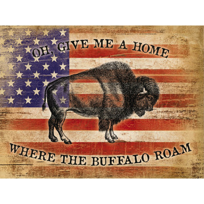 Buffalo Roam - impression sur toile tendue