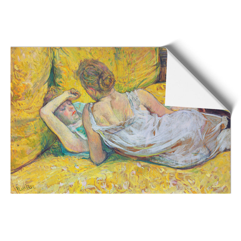 Abandonment by Henri de Toulouse Lautrec - Frameless Print, 21cm H x 30cm W x 0.1cm D