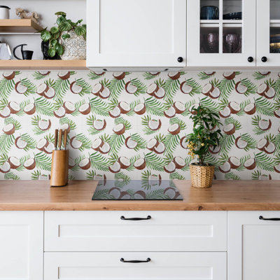 Maelia 30cm x 30cm Plastic Field Tile in Green