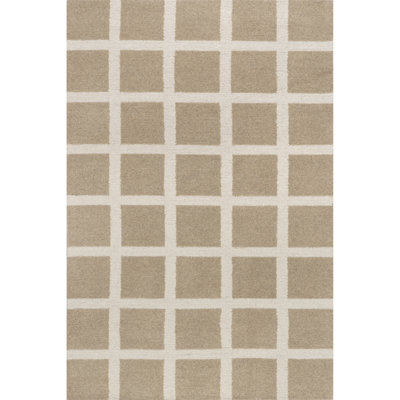  Tapis en laine à carreaux Nepenthe