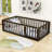 Guerriero Wooden Daybed Frame with Fence-1236834003-1236834000