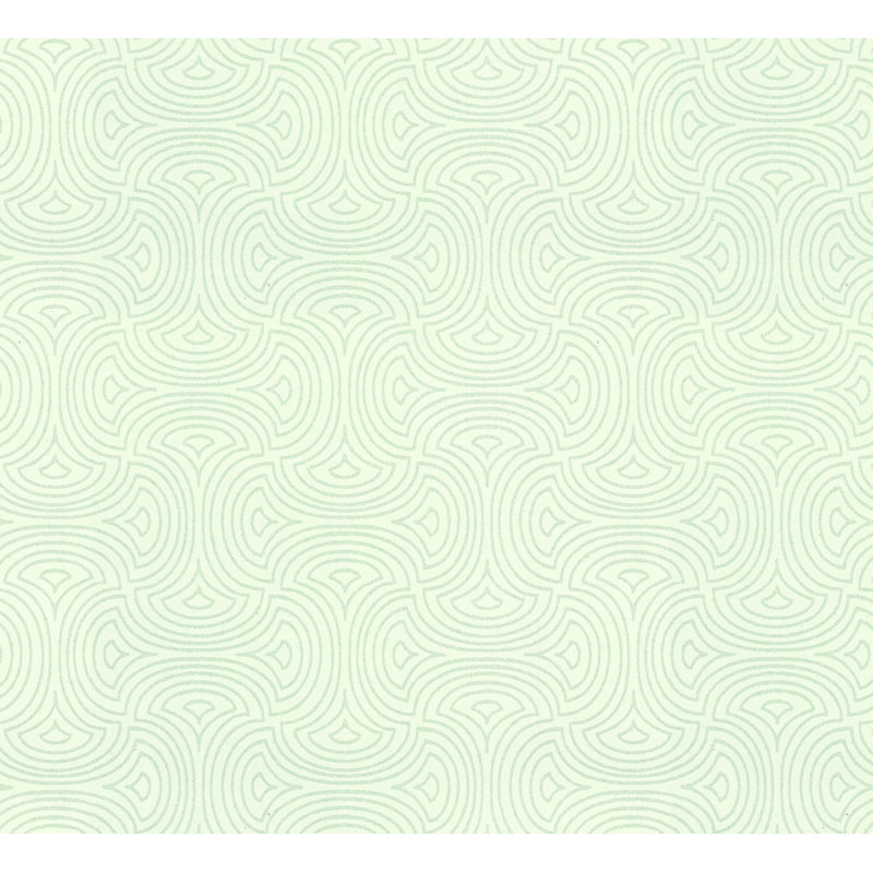 Geometric Wallpaper Roll by Candice Olson, White