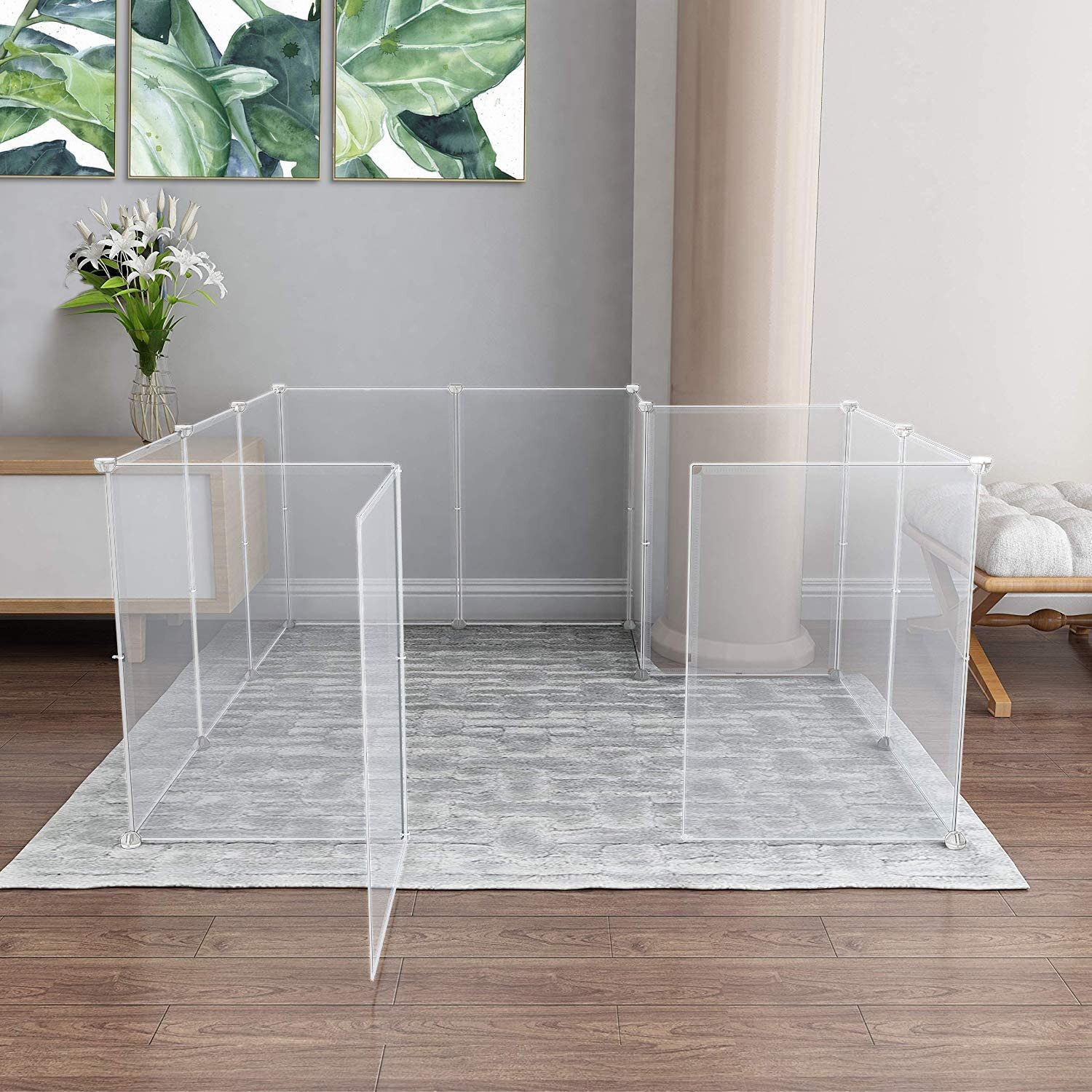 Transparent playpen hot sale