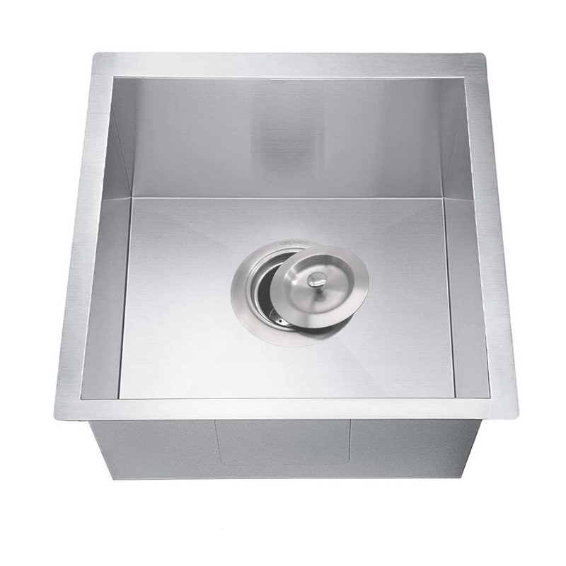 15'' L Single Bowl Stainless Steel Kitchen Sink