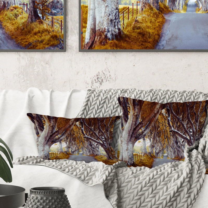 Coussin Majestic Tree Alley - Lake House