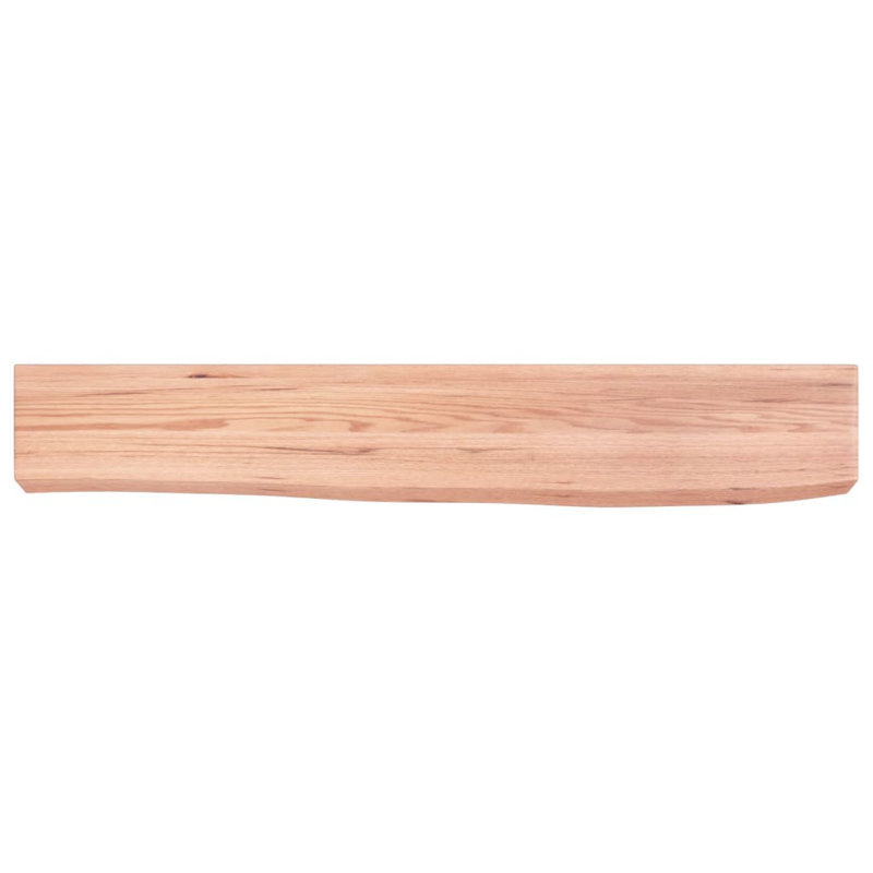 Clintonpark Oak Solid Wood Floating Shelf, 6 cm H x 60 cm W x 10 cm D