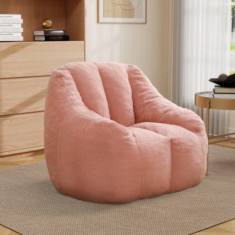Fauteuil à billes, fauteuil de plancher moderne, Ourson rose