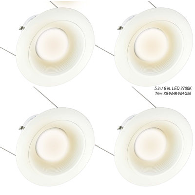 6.5'' Dimmable Air-Tight Standard Recessed Lighting Kit