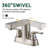 Centerset 2-Handle Bathroom Faucet with Drain Assembly-98670978