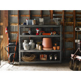 77" Wide Heavy Duty Rack With Four 24" Deep Shelves