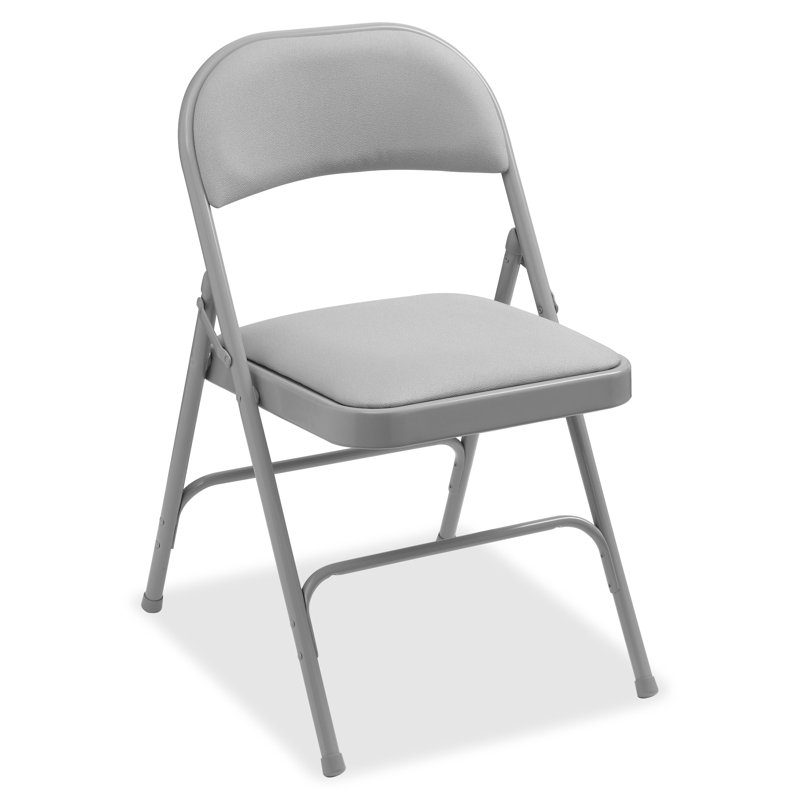  Chaise pliante empilable rembourrée en tissu