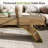 47-Inch Rectangle Coffee Table, Farmhouse Center Table with Arched Base for Living Room, Office