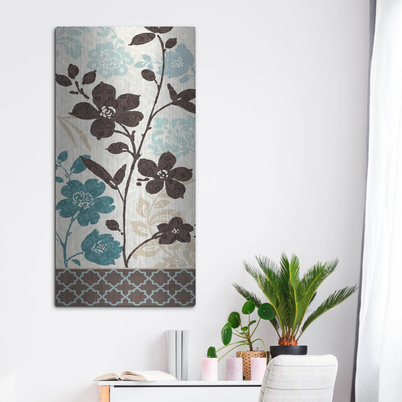 Luxe métal Art «Botanical Touch II» par Lisa Audit, «Botanical Touch II» par Lisa Audit