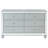 Kerynn 6-drawer Dresser Silver Metallic