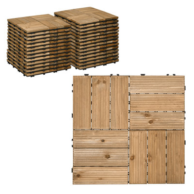Adarien 30 x 2.5cm Wood Tile
