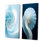 Abîme azur, Nautilus Spiral - ensemble d'art mural sur toile Nautilus, 2 pièces