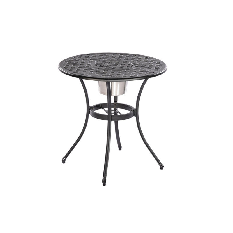 Colston Round Outdoor Bistro Table - 70 cm W 70 cm D