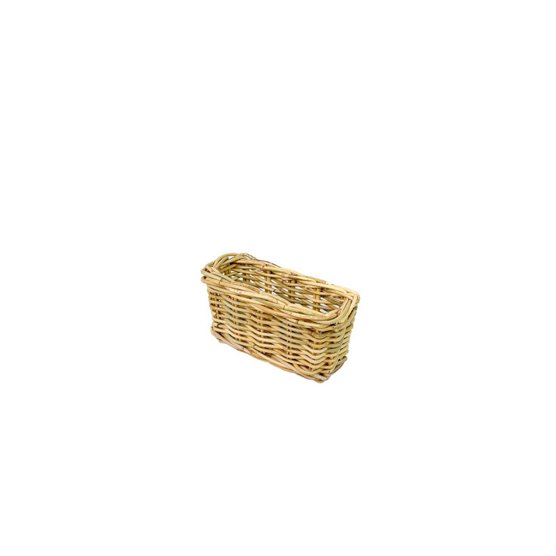 Ensemble de 3 paniers rectangulaires en rotin Dearl
